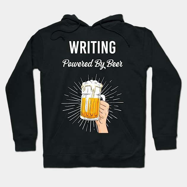Beer Writing Hoodie by Happy Life